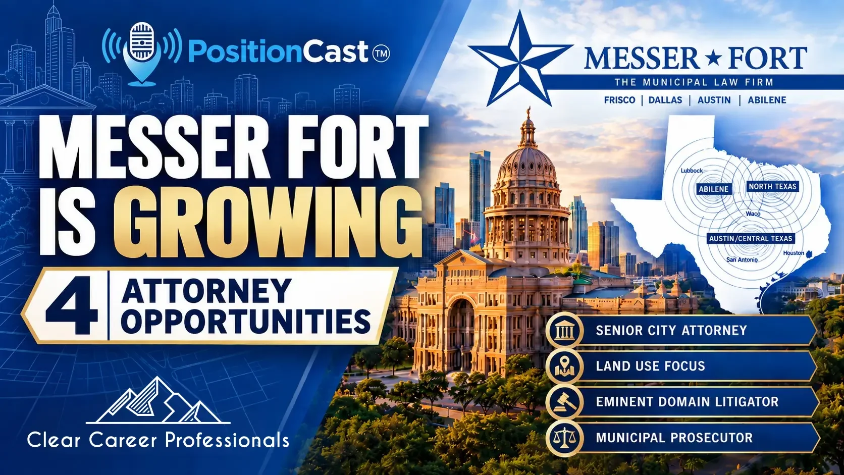 Messer Fort Is Growing: Four Attorney Opportunities Across Texas