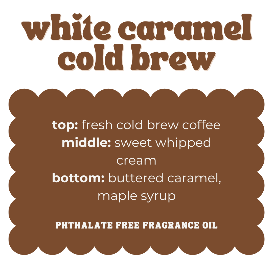 WHITE CARAMEL COLD BREW JUMBO WAX MELT
