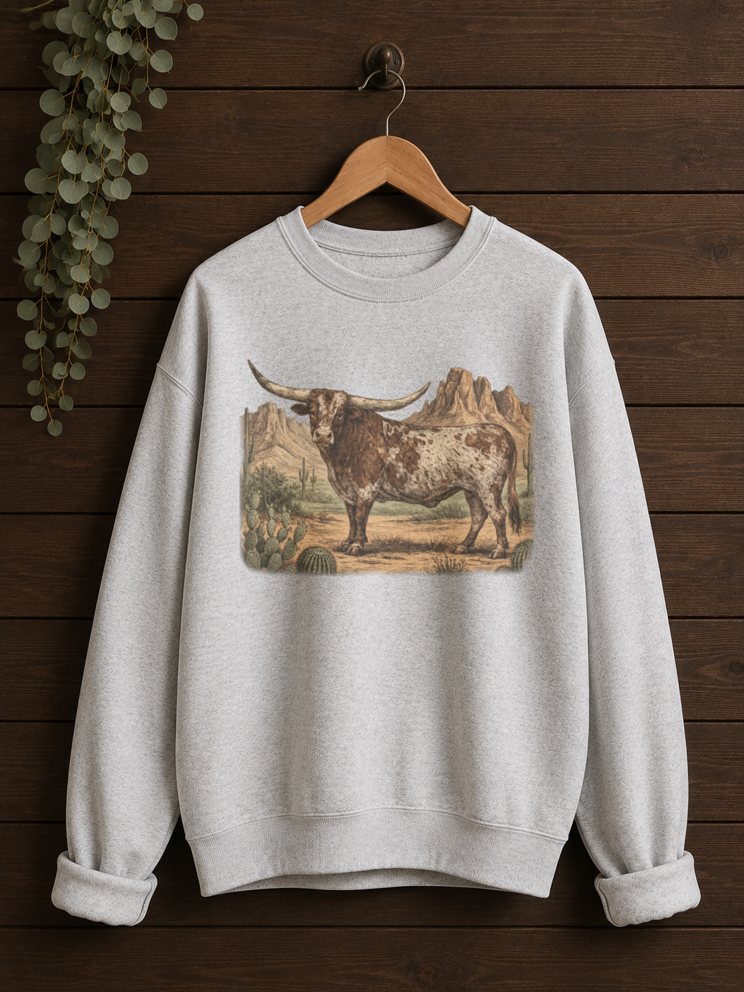VINTAGE LONGHORN SWEATSHIRT