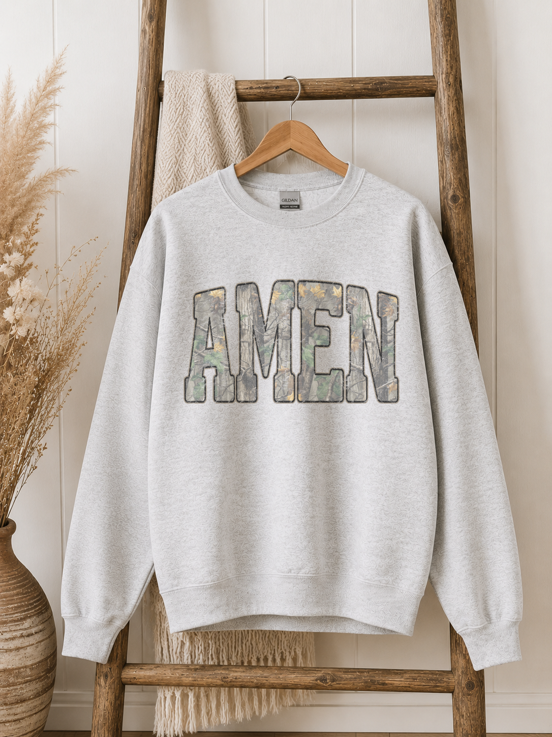 CAMO AMEN SWEATSHIRT