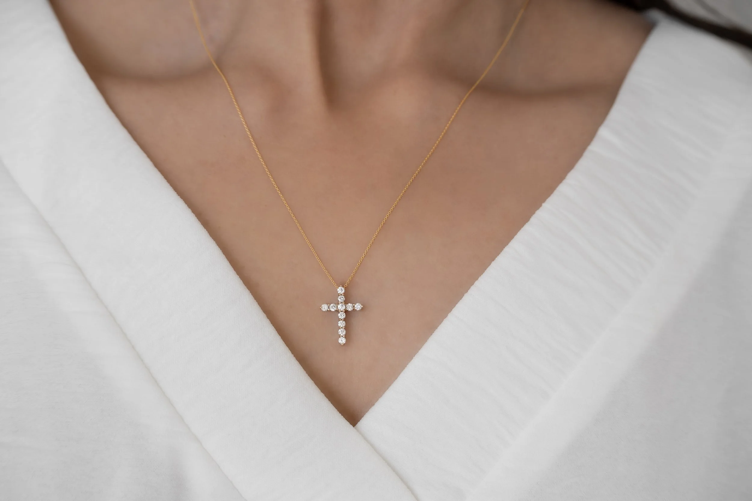 Diamond Cross Necklace