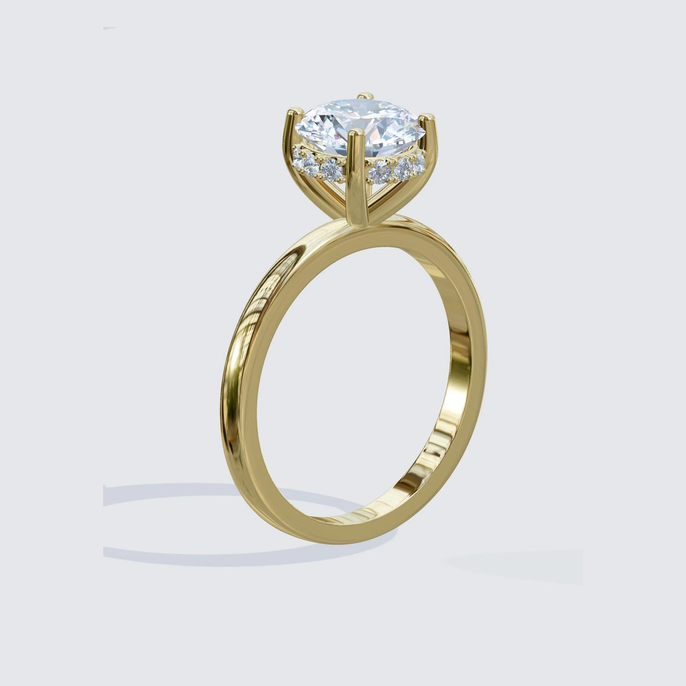 Round Hidden Halo Solitaire