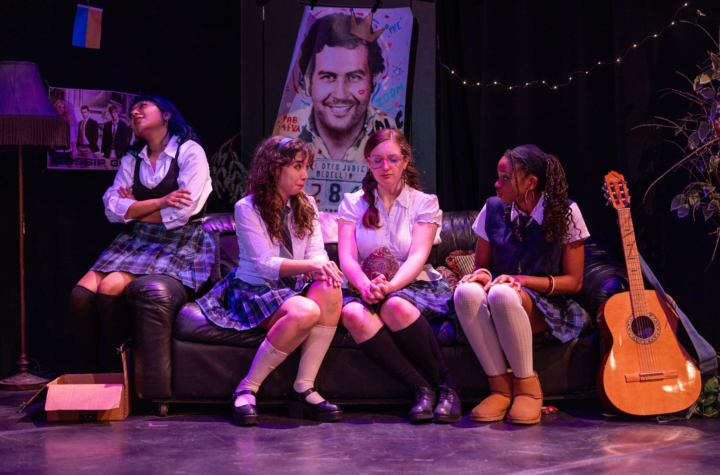 Kaisara Arambula, Sophia Dague, Ivy Dubiner, and Aaliyah Kelley (photo taken Stephen Louis Marino)