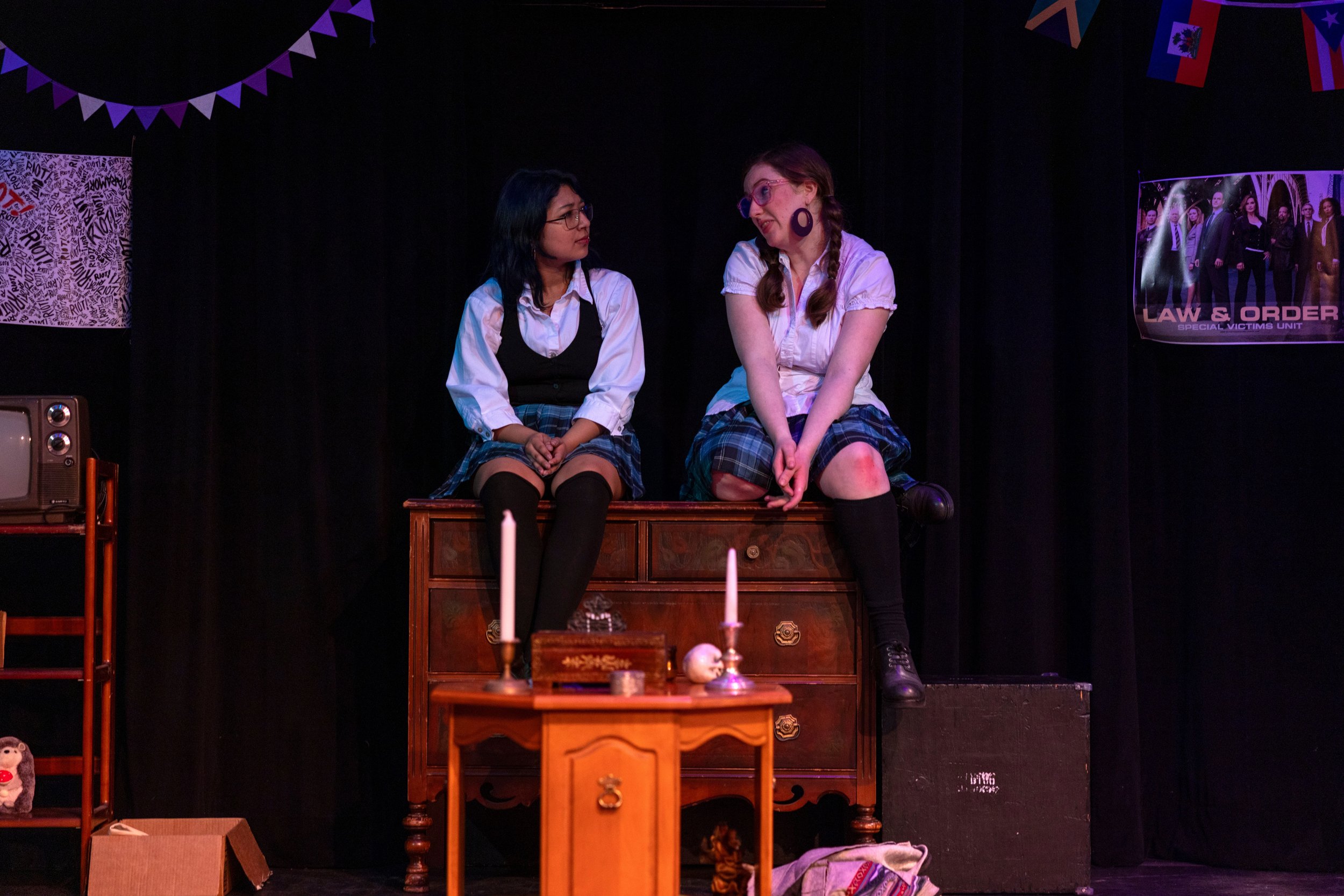 Kaisara Arambula and Ivy Dubiner (photo taken by Stephen Louis Marino)