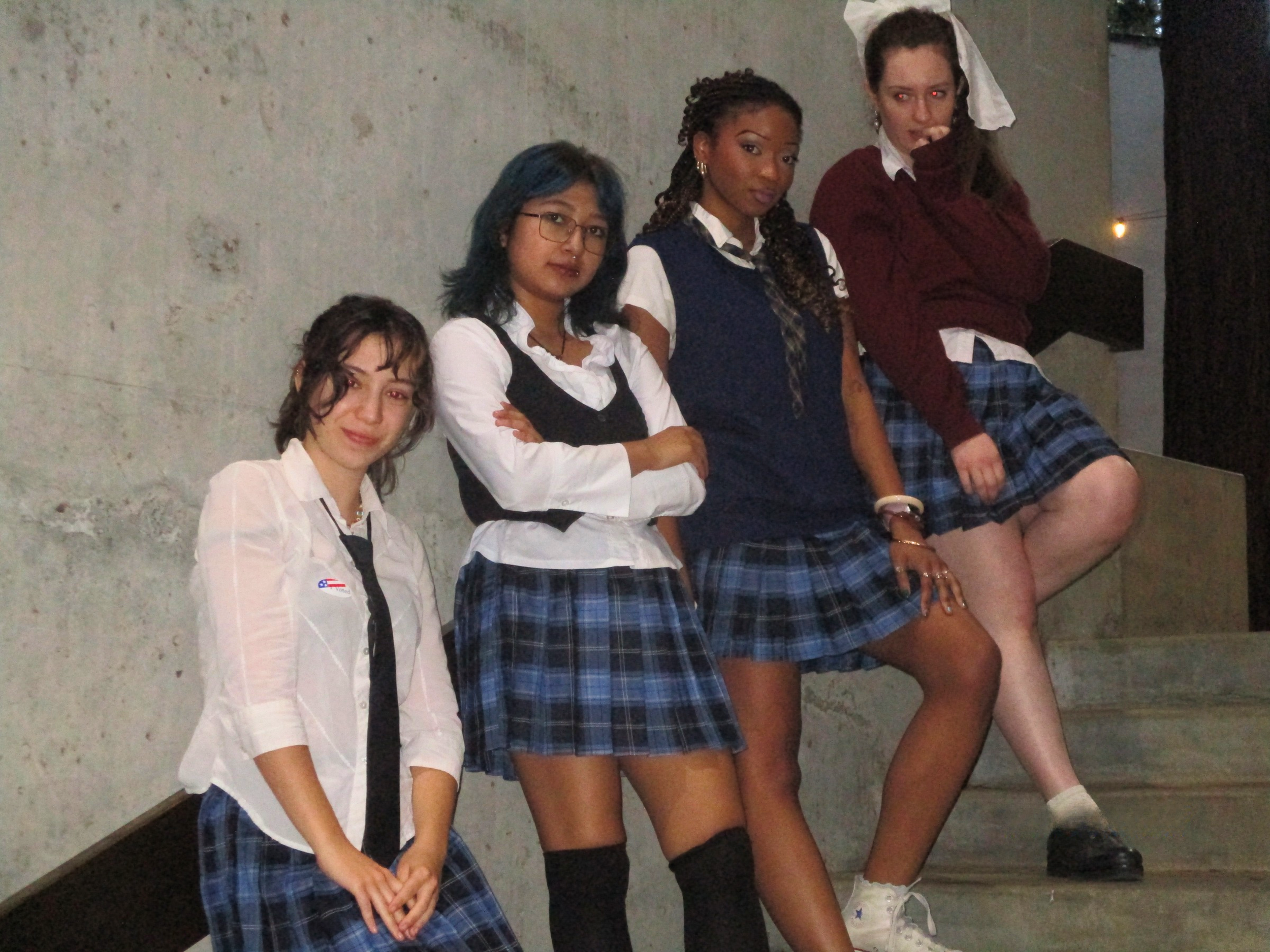Sophia Dague, Kaisara Arambula, Aaliyah Kelley, and Ivy Dubiner (photo taken by Angela Rangel)