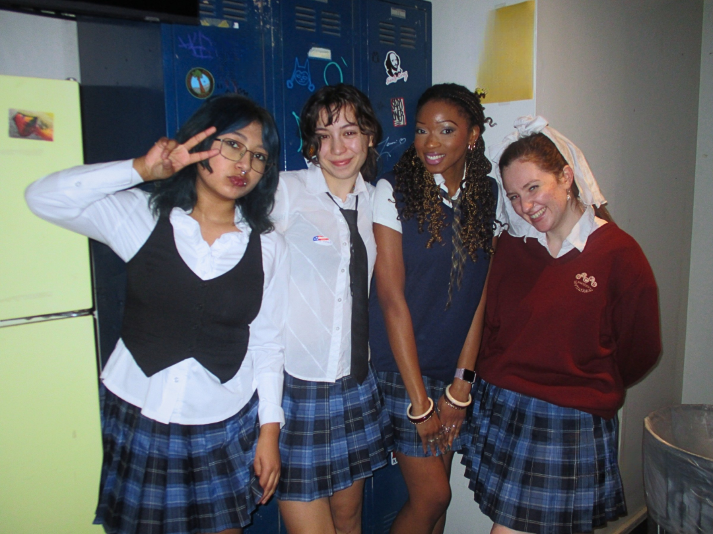 Kaisara Arambula, Sophia Dague, Aaliyah Kelley, and Ivy Dubiner (photo taken by Angela Rangel)