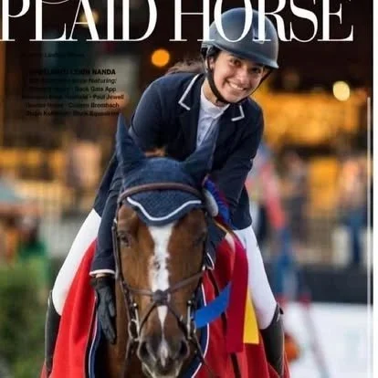 Leigh Nanda and El Casper for Plaid Horse Magazine