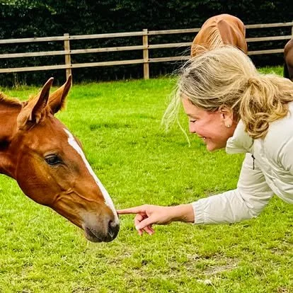 Lisa Williamson with her own Diamant's Legacy