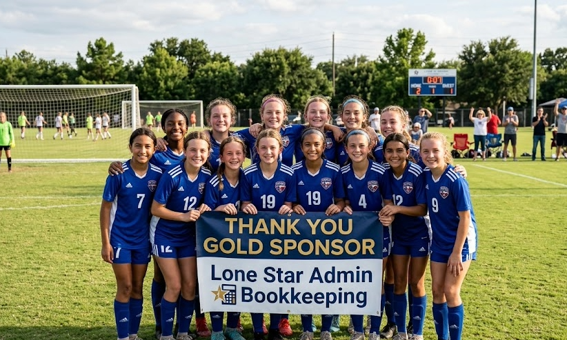 Lone Star Admins is a proud sponsor and bookkeeper for Youth Sports accross Texas