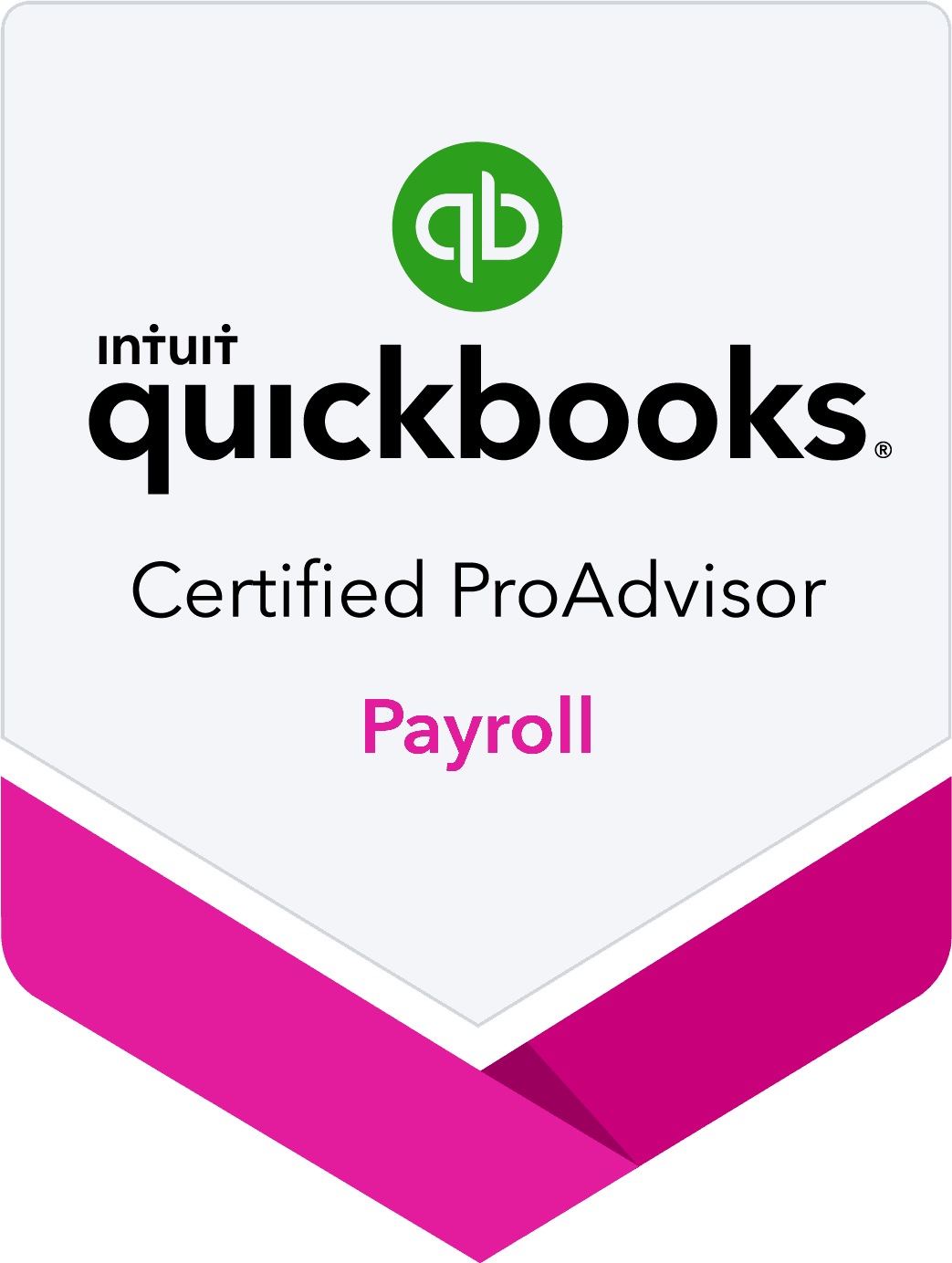 QuickBooks Certified ProAdvisor badge for payroll