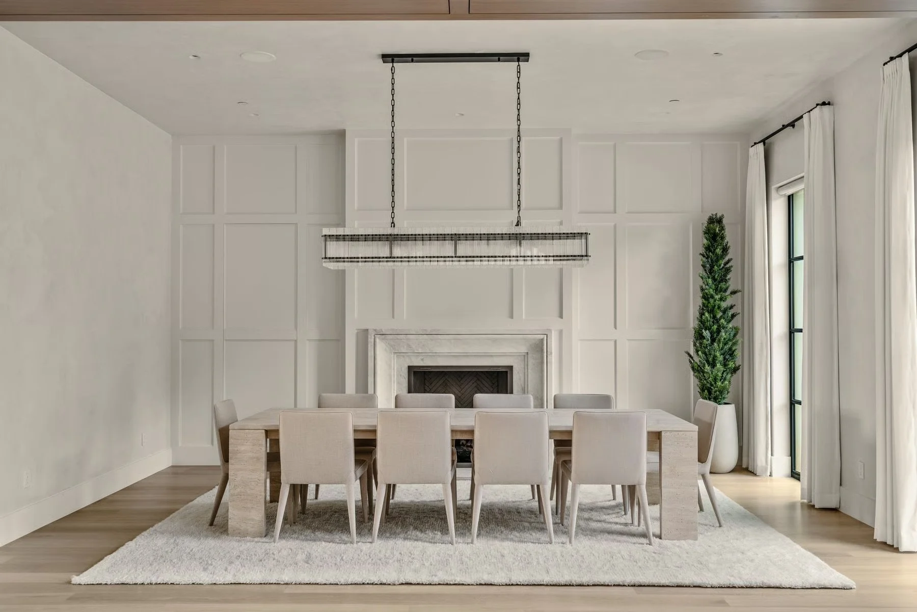 Wall Paneling with a Hidden Door