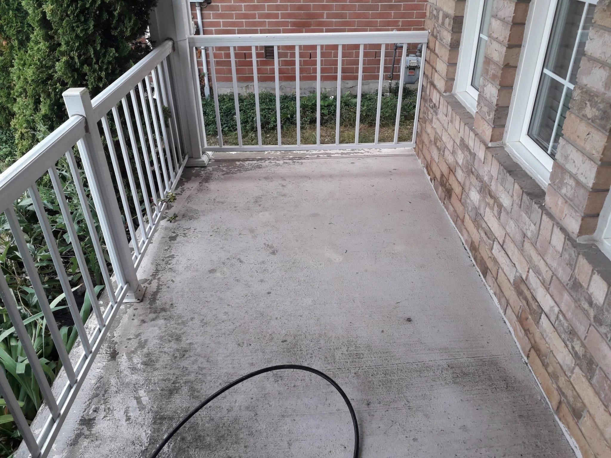 Before cleaning transformation.