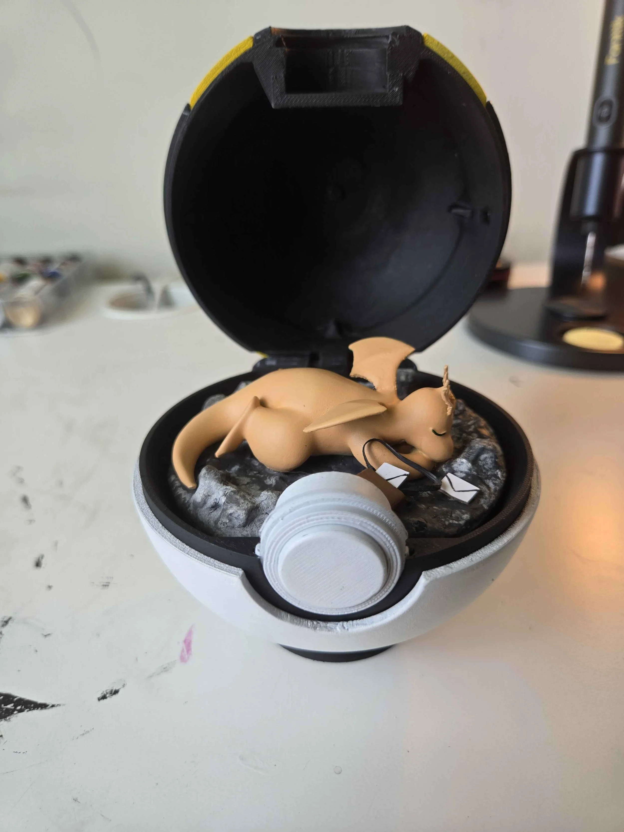 Sleeping Pokemon Fan Art Figurine