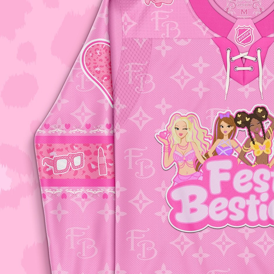 it&rsquo;s all in the details &hellip; 🎀💕✨exclusive and limited edition festie besties jerseys are still available for pre order 👀💕