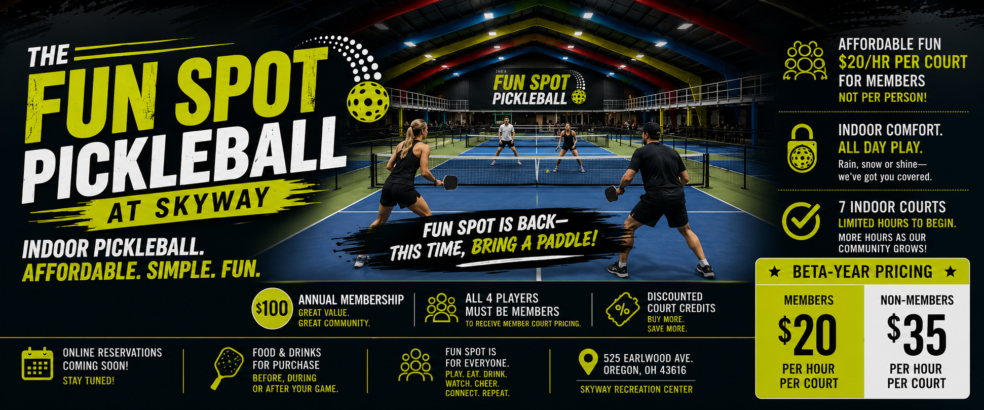 Fun Spot Pickleball Membership