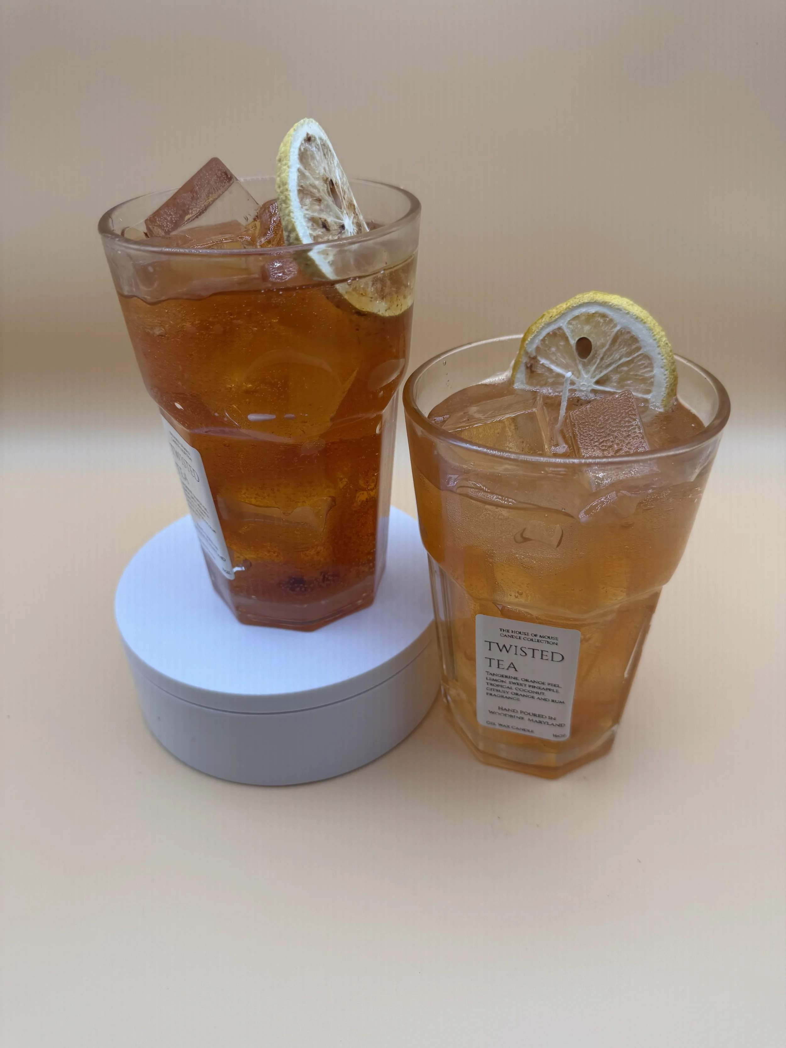 Twisted Tea - High Tea & Beer scented soy candle 16oz.