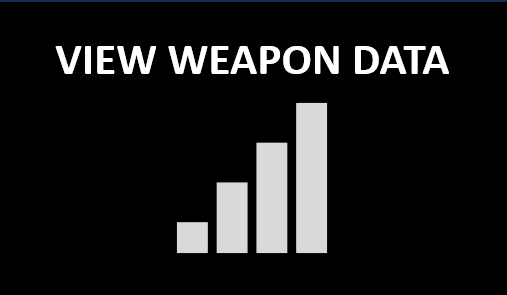 Bar graph titled 'View Weapon Data' with four ascending bars in white and gray on a black background.
