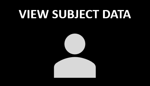 Graphic with black background and white text saying 'View Subject Data' and a gray user icon.