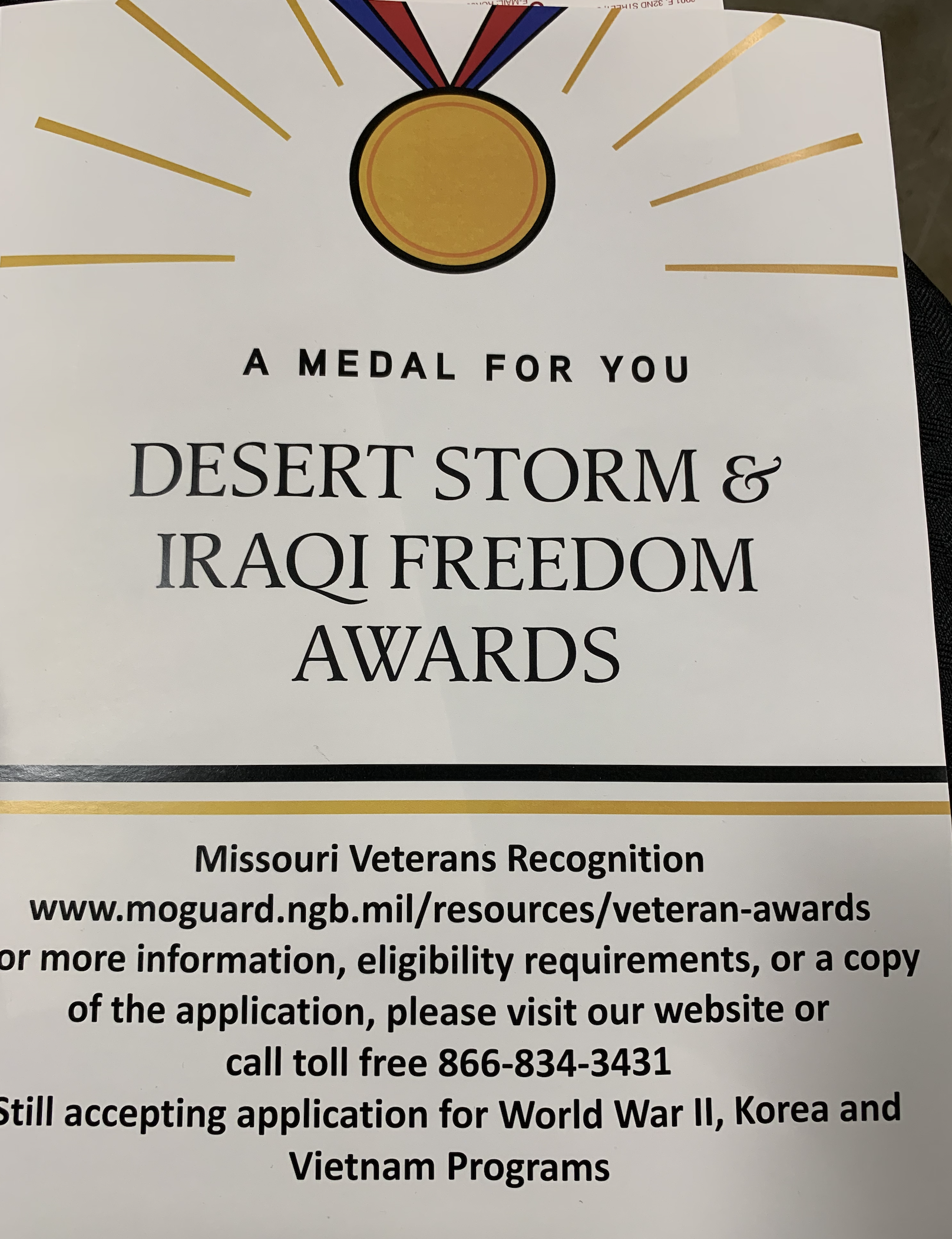Missouri Veterans Recognition