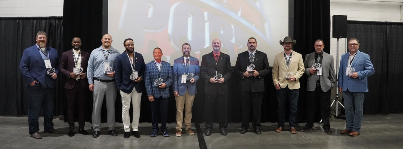 Our Elite 11 Award winners, left to right: Lamar's Laramie Todd, Evangel's Edward Sands, Glendale's Max Oeser, SBU's Kendrick Payne, Carl Junction's Roger Koch, Branson's Jeff Howard, Aurora's Charles Burbridge, Camdenton's Nick Bruck, Ozark's Sam Bl