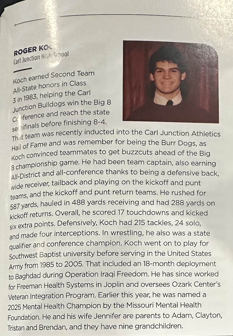 Roger, Part of the Elite 11 at Carl Junction HS