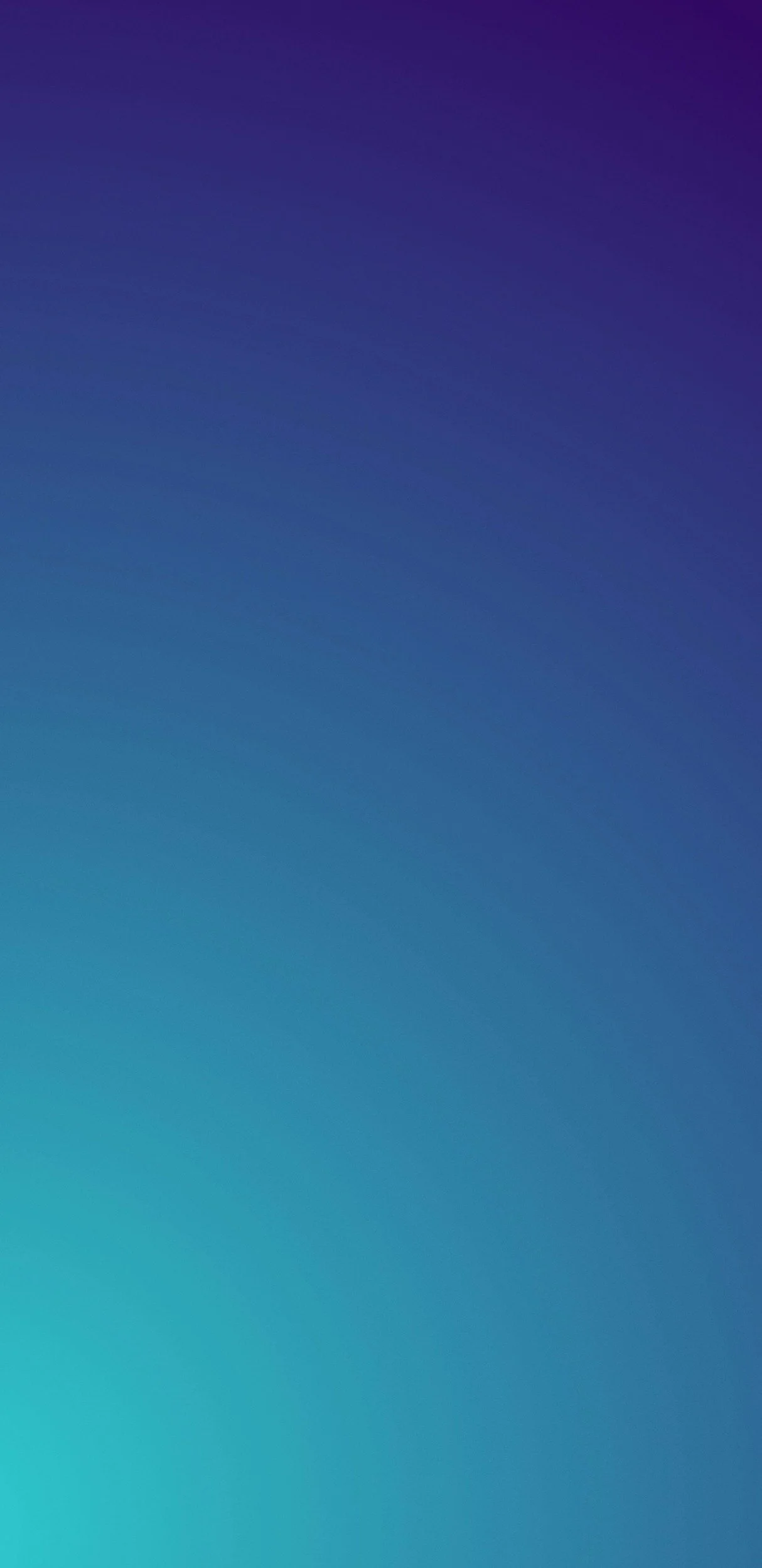 Gradient background transitioning from purple at the top to teal at the bottom.