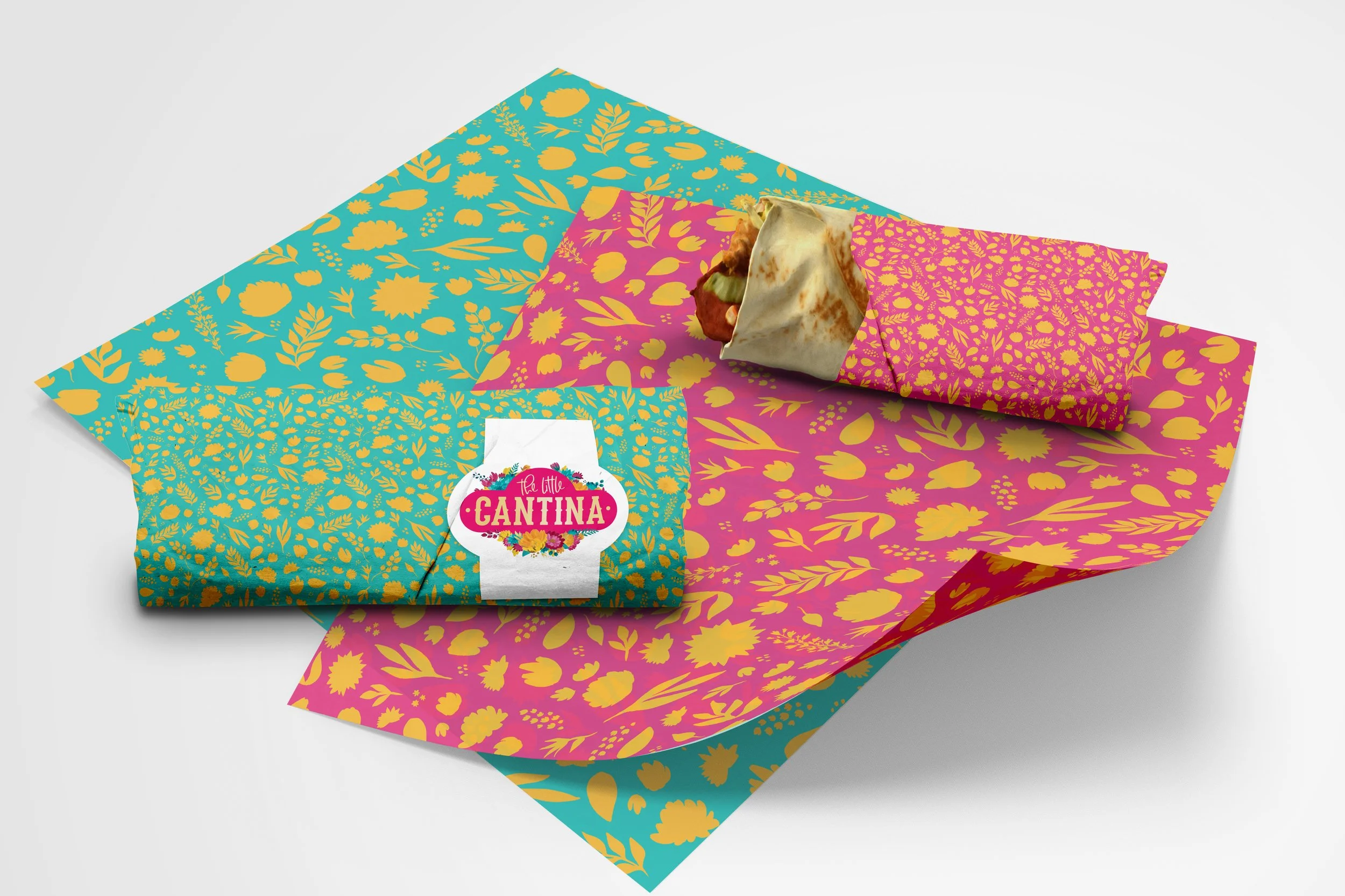 Cantina Branding and pattern design