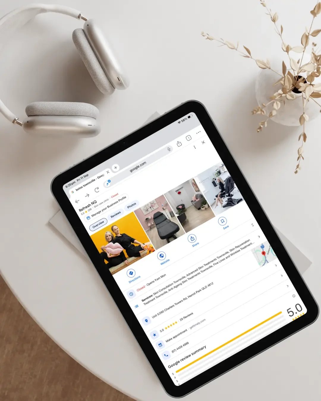 What a properly set up Google Business Profile looks like for Townsville businesses