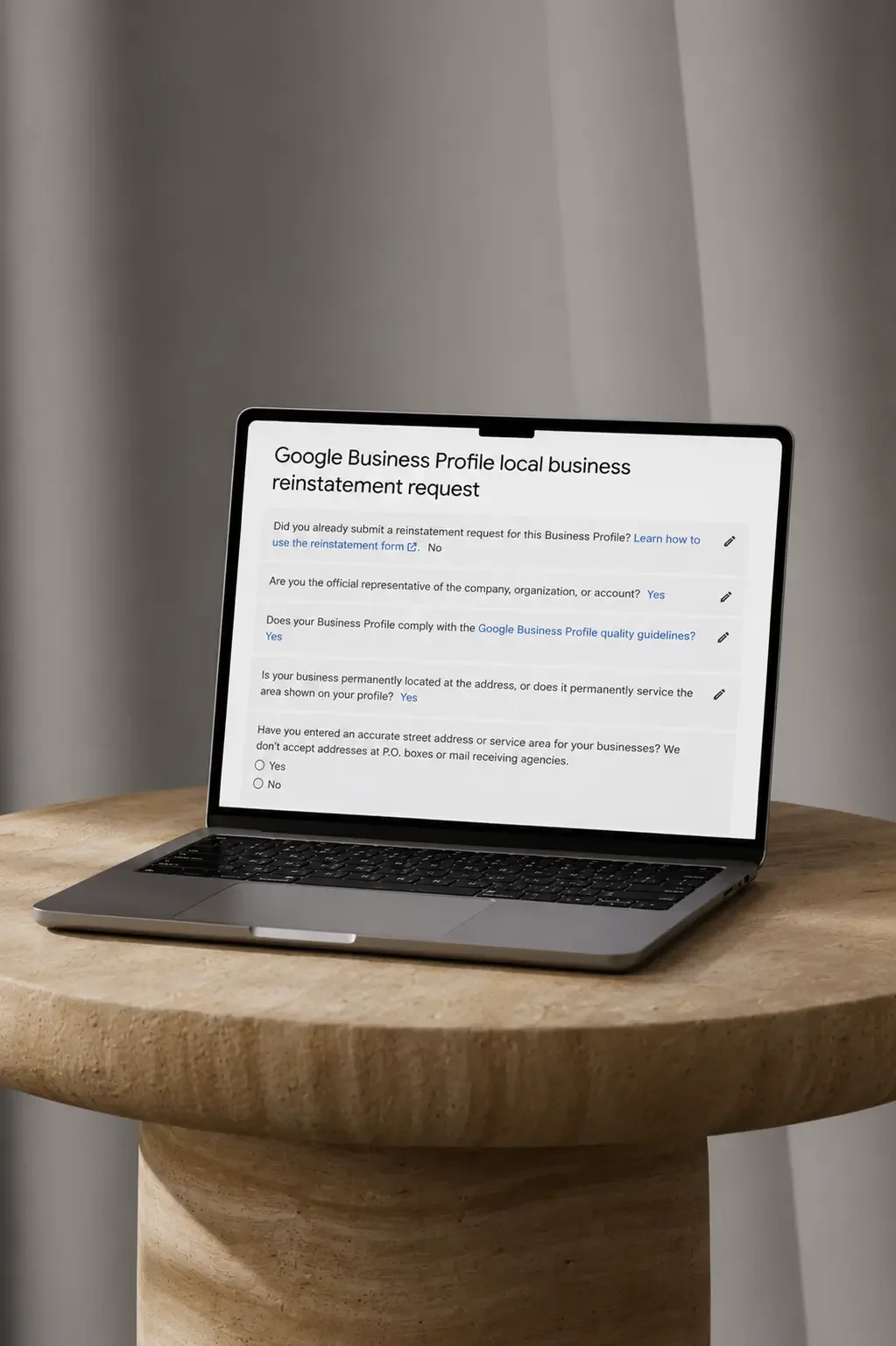 How long does google reinstatement take in Australia?