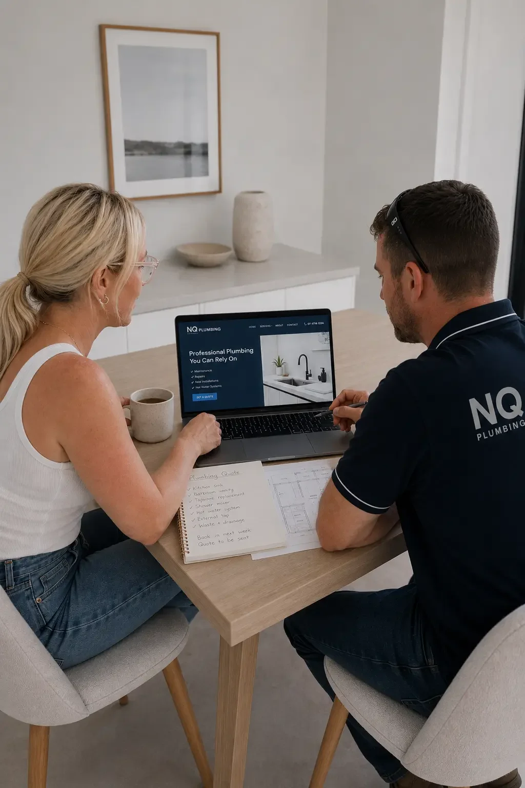 Reviewing a website audit to identify visibility, SEO and enquiry opportunities for a Townsville business