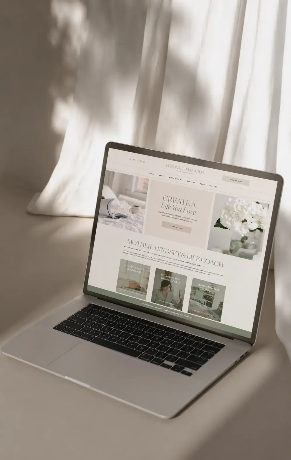 Business owner comparing a new website design with an existing website to decide whether a redesign or completely new website is the best option.