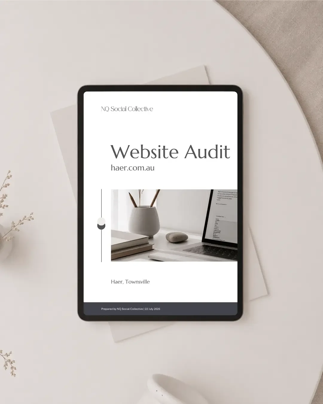 Website audit of a Townsville Small Business