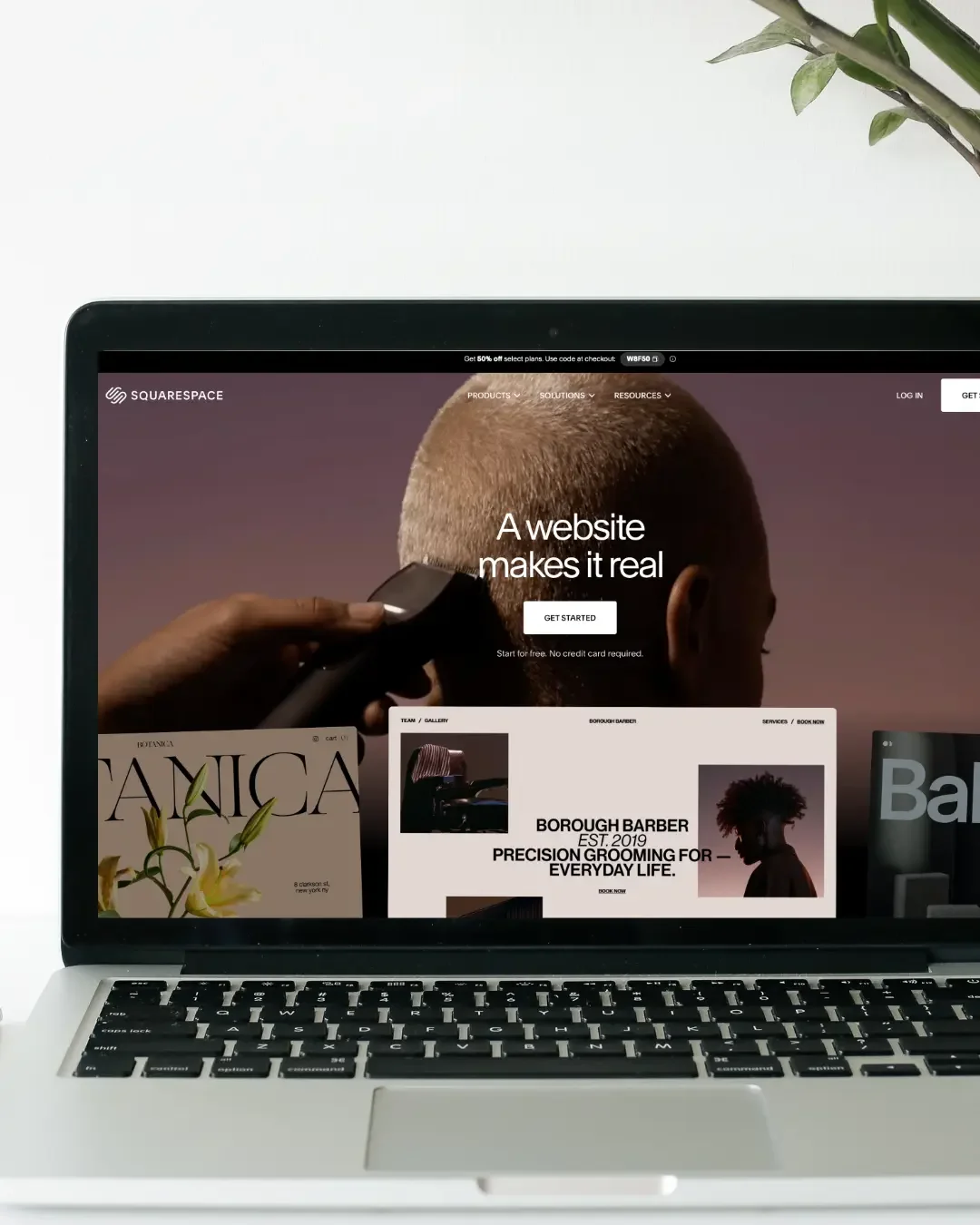 Squarespace website design for a small business in Townsville