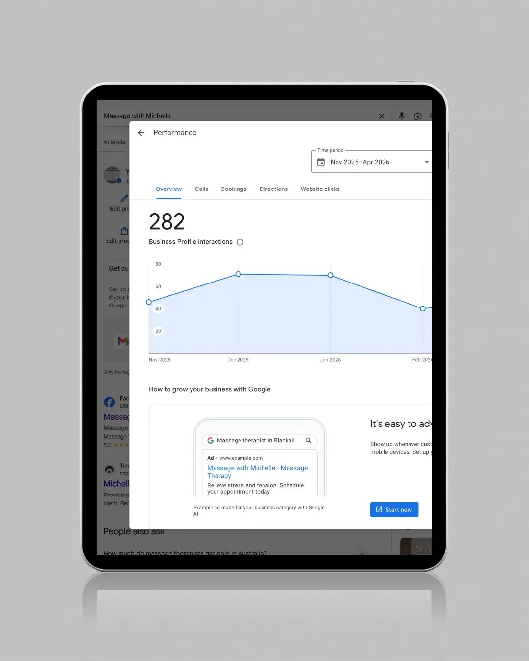 New small business website starting to rank on Google in Townsville