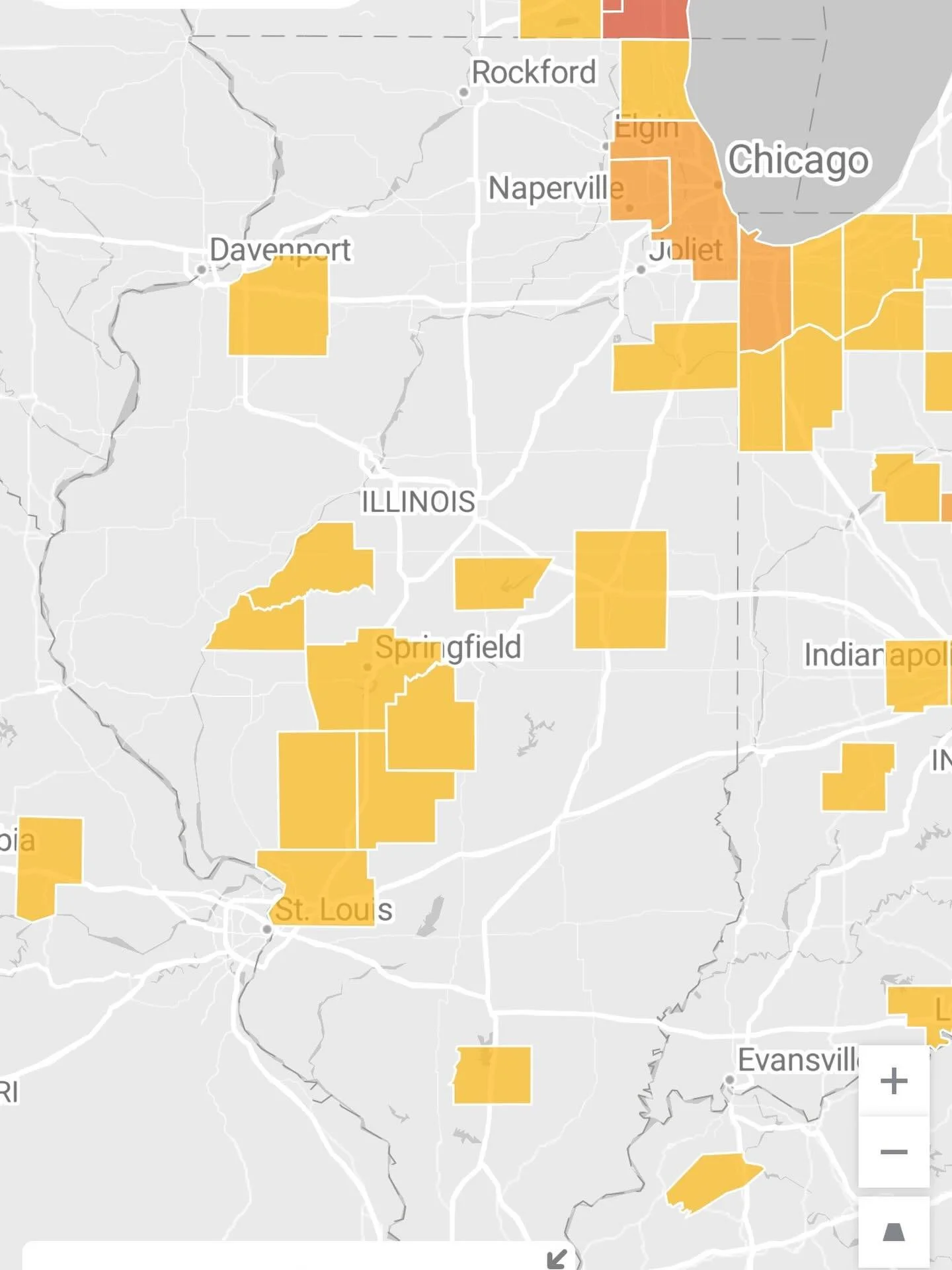 ⚡ Power outages are being reported across parts of Illinois today.

This map from Generac Power Insights shows current outage activity across the region, including areas near Aurora and Naperville.

When the power grid goes down, a Generac home stand