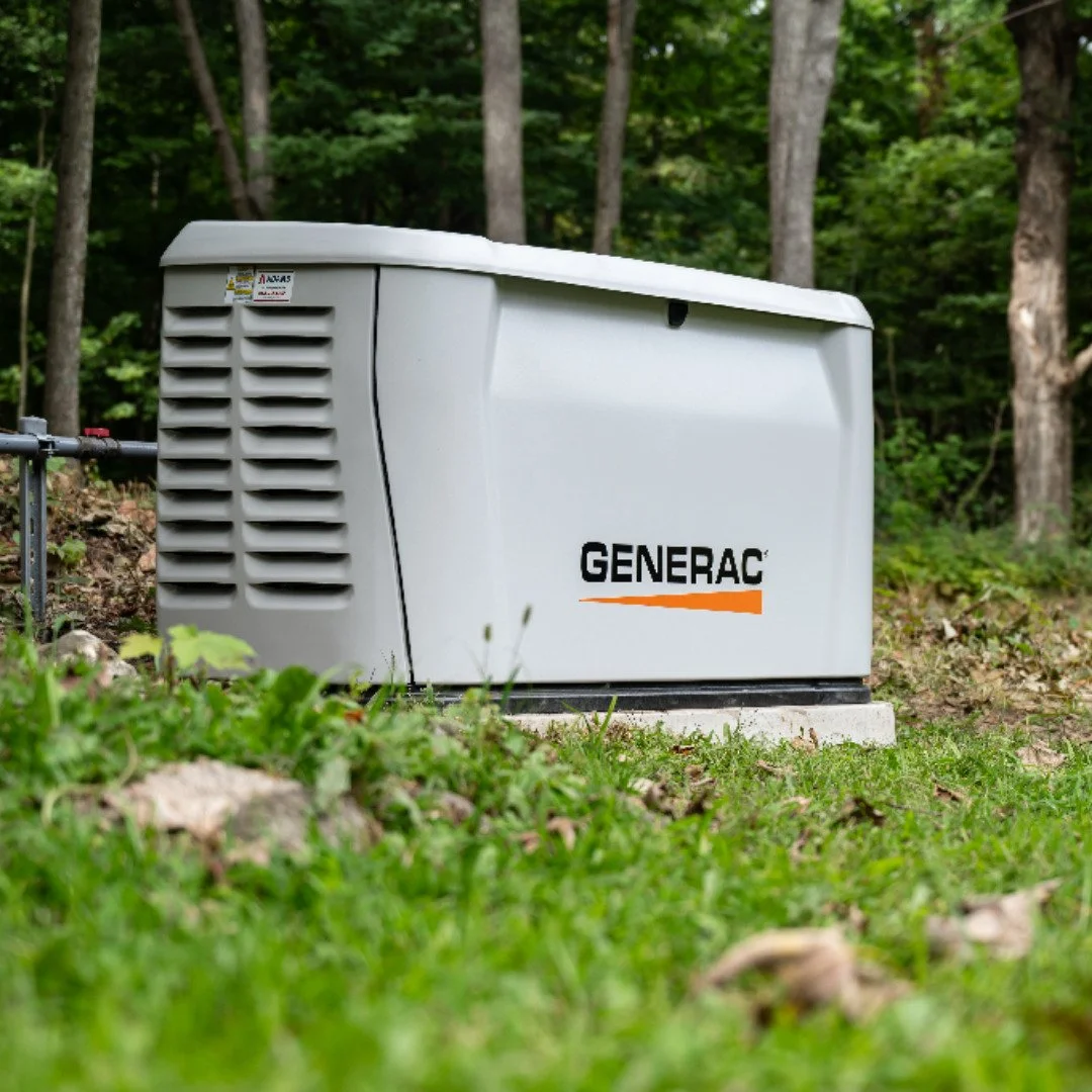Stay prepared for whatever nature brings. A Generac air‑cooled home standby generator automatically restores power within seconds, keeping your home protected and your routine uninterrupted.

Learn more about Generac home standby generators today and