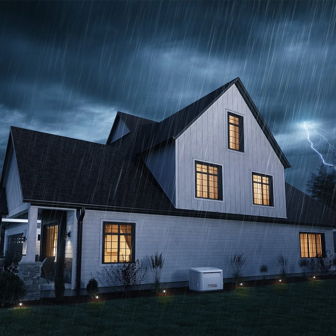 When the weather gets severe, your power shouldn&rsquo;t. Generac standby generators keep essentials running such as lights, appliances, HVAC, and more, so your home stays powered and comfortable even in the harshest storms.

Discover how a Generac s