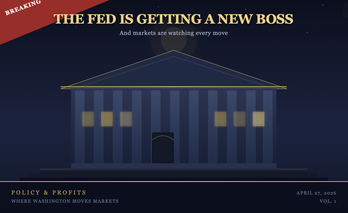 The Fed Is Getting a New Boss — And Markets Should Pay Attention