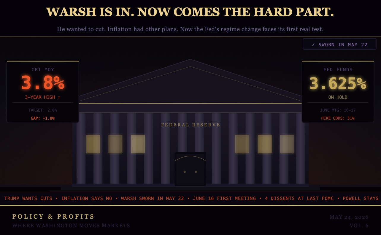 Warsh Is In. Now Comes the Hard Part.
