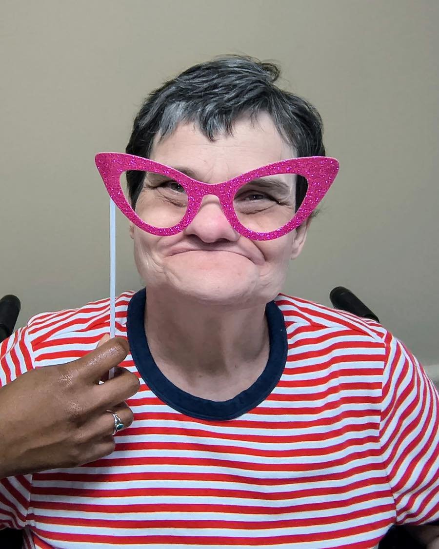 Favarh Day Program CLEP participants has some fun with a camera and silly props for their makeshift Picture Day. Great smiles all around! Thanks for the laughs! 

#makingitfun #friendsdo! #itswhatwedo#wearefavarh