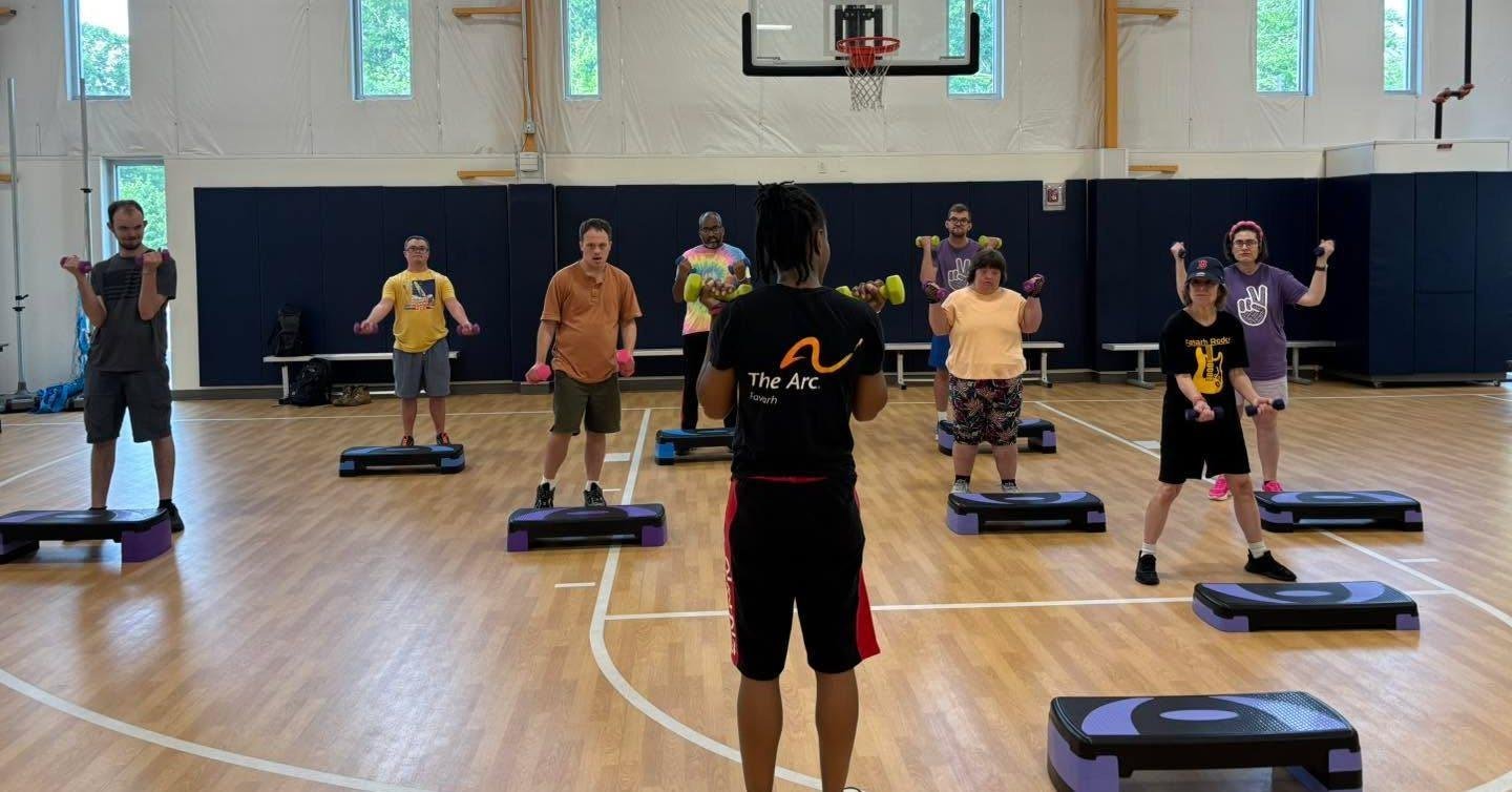 Favarh&rsquo;s Adaptive Wellness Center is alive with this Step 2 class run by our own Assistant Manager Jessica Jacklin who is having as much fun as everyone else. Smiles all around!

#workout #havingfun #itswhatwedo #wearefavarh