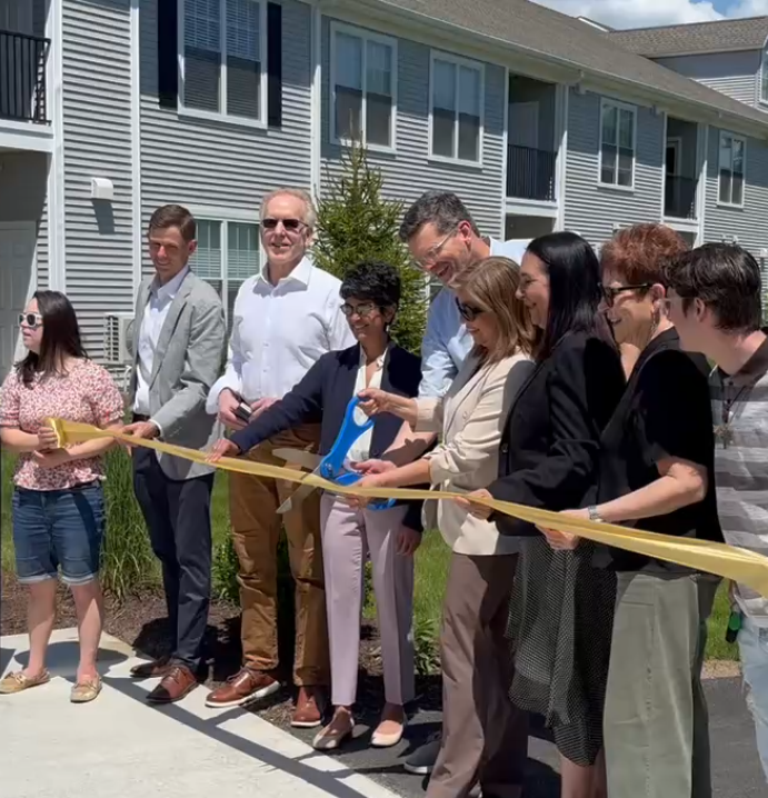 Ribbon Cutting at Trailside Supportive Housing with Metro Realty of Farmington!