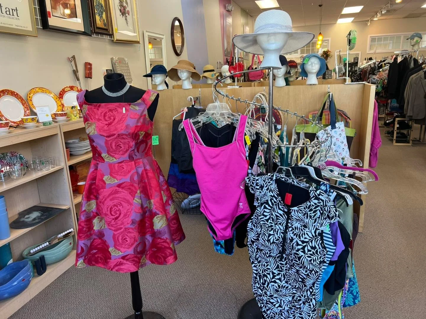 The Favarh Thrift Shop still has plenty of bathing suits and summer dresses for your August get always or your staycations. 
250 Albany Tpke. Canton
#favarhthriftshop