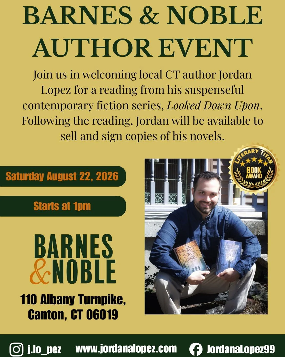 Jordan is a Favarh Project SEARCH Graduate and has acted in Favarh Players theater productions for many years. Join him at Barnes &amp; Noble to celebrate this amazing achievement!

#author #booksigning #itswhatwedo #wearefavarh