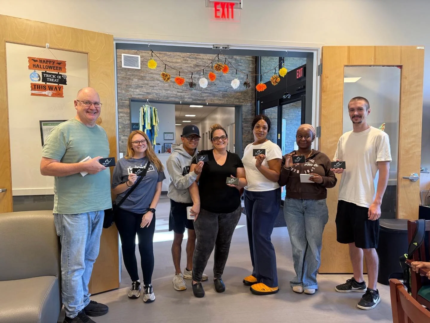 Some more pics of our Direct Support Professionals showing off the portable chargers they received for DSP Recognition Week! We can&rsquo;t thank you enough for all you do day in, and day out, helping people achieve their personal best! You&rsquo;re 