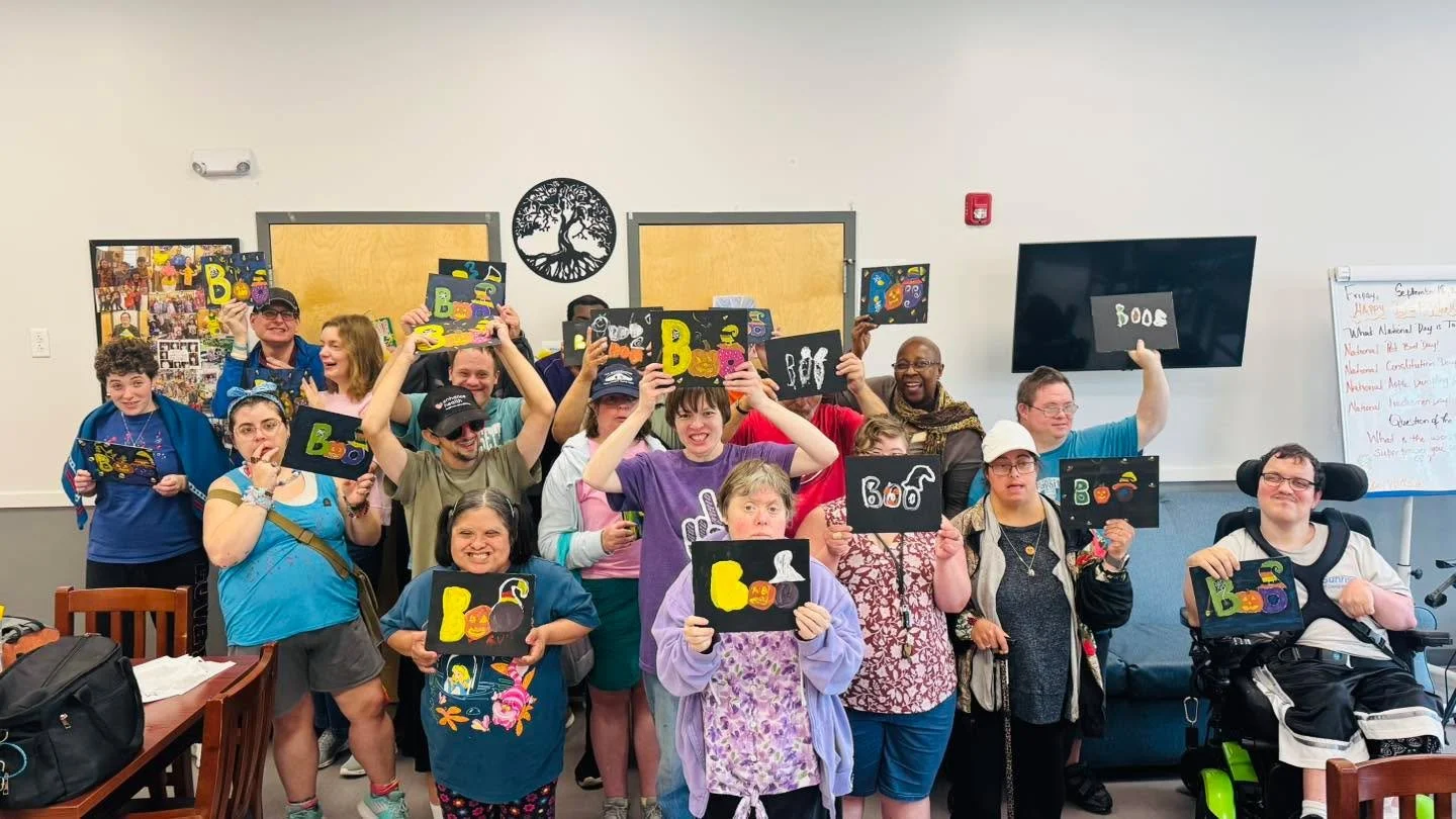 Boo! It&rsquo;s only September but Favarh Day program individuals got a jump on the Halloween season with a virtual paint class provided by Voya volunteers. So much spooky fun! 

#ghosts #goblins #itswhatwedo #wearefavarh