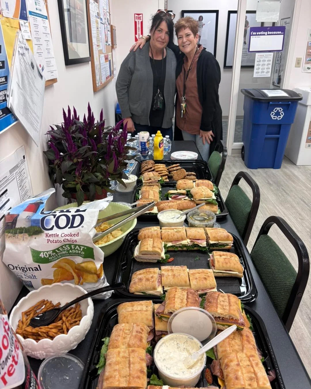 Favarh families are the bomb! Thanks to the Silva and Bianca families for the very delicious lunch spread provided to staff at 225 Commerce Drive. We are grateful for the recognition and support our families show year round to Favarh staff. &hearts;️