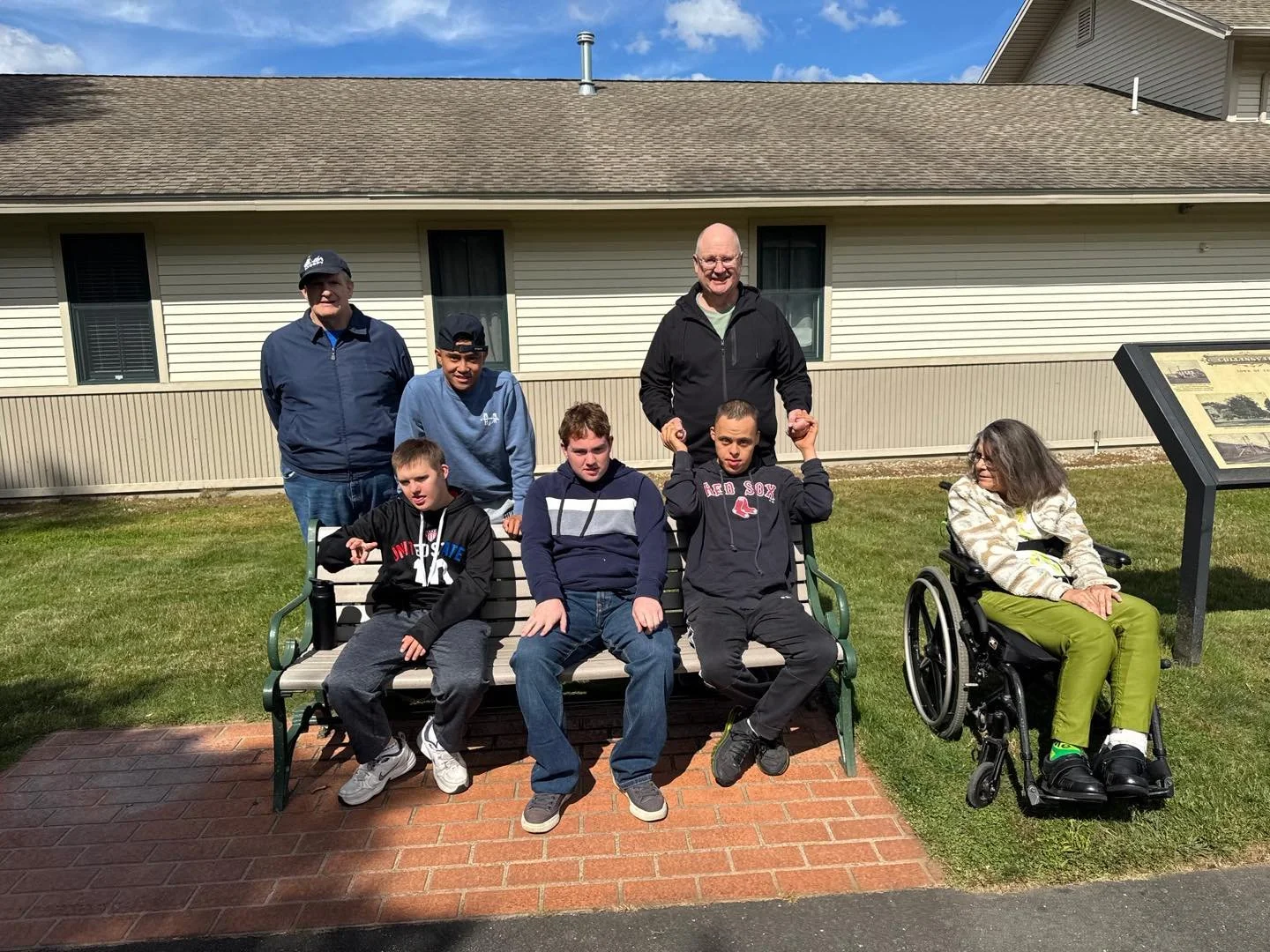 It was a beautiful fall day so several individuals from our Day Program CD1 joined their staff for some down time on the nearby walking path.  We&rsquo;re so blessed to have this lovely path in our community!

#takingawalk #beingwithnature #itswhatwe