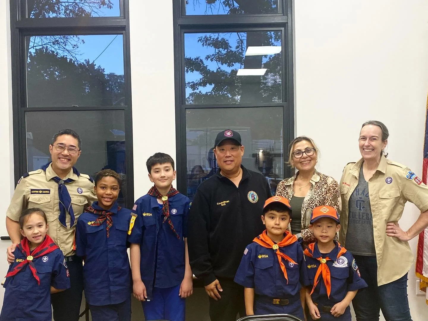 Thank you to Fort Lee Council President Peter Suh for visiting Cub Scout Pack 99 and speaking with our Scouts about citizenship, community, and leadership!

Council President Suh shared how citizens make a difference in their town and helped our Scou