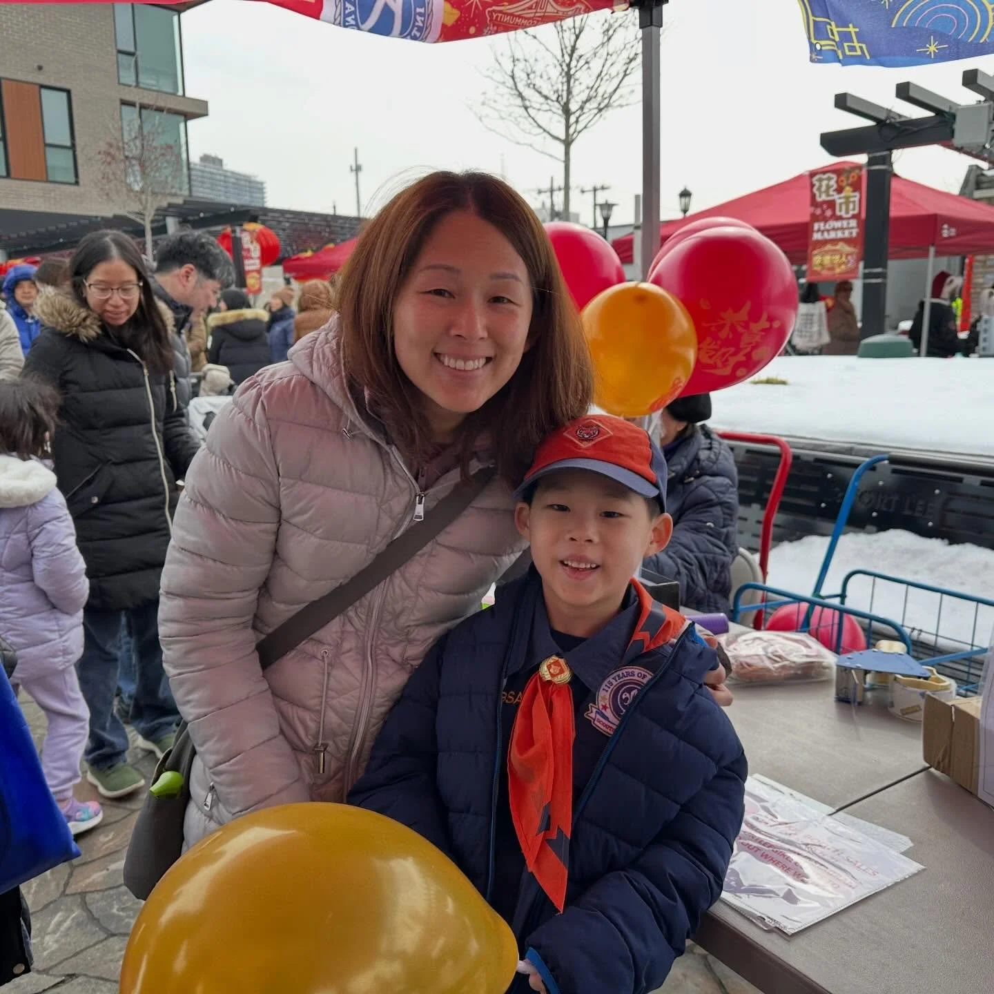 🐉🧧 2/15 &mdash; Lunar New Year in Fort Lee 🧧🐉

Pack 99 had a great afternoon at Fort Lee&rsquo;s Lunar New Year Flower Market&mdash;lion dances, community vibes, and a few festive balloons to support our Scouts.

Always a win when we get to show 